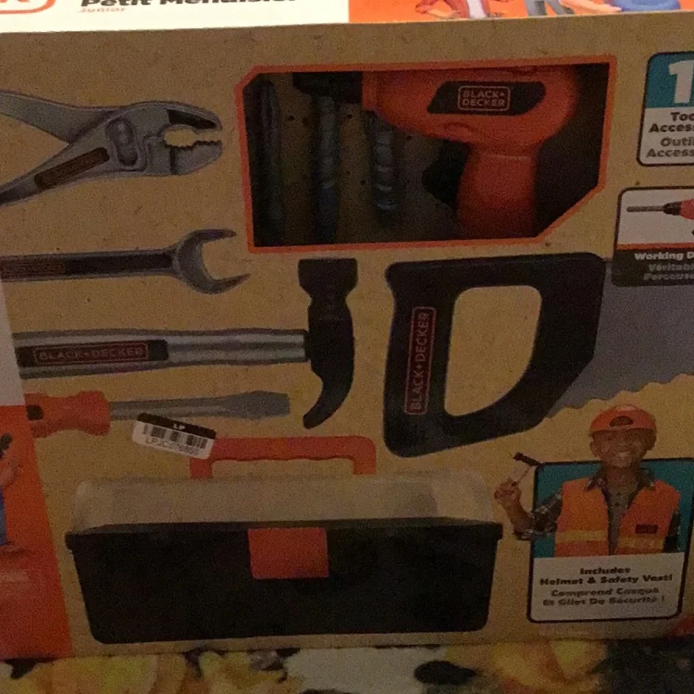 Black & Decker Kids Carpenter Dress Up Set - Orange and Black